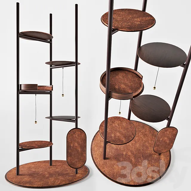 Scratching post. cat house 3DModel