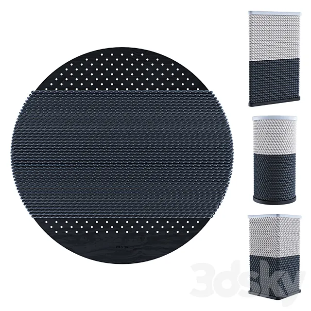 Scratching post on the wall 3D Model