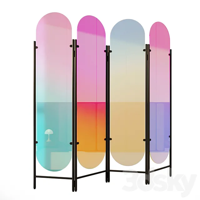 Screen dichroic glass 3D Model