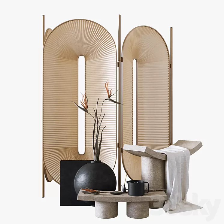 Screen Set Minima Moralia 3D Model