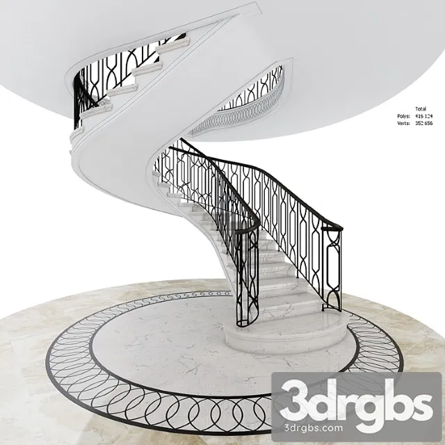 Screw stairs screw stairs 3D Model Free