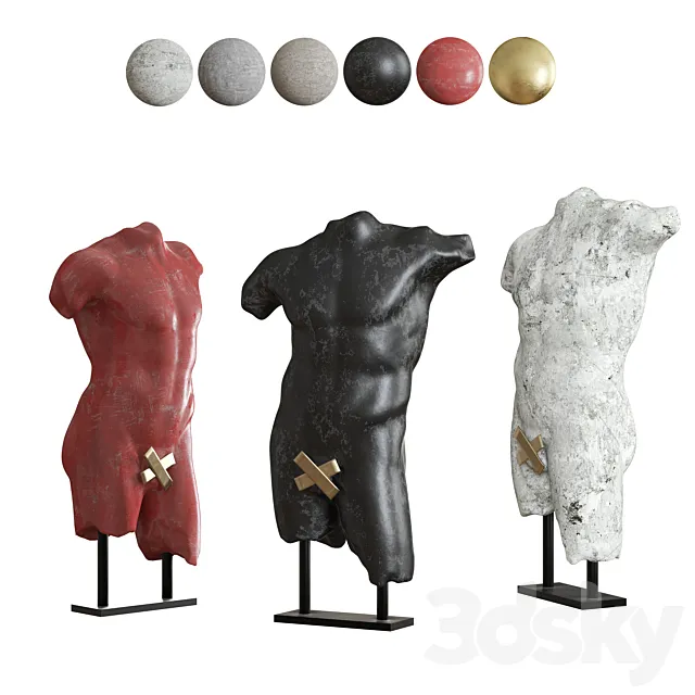 sculpt body 02 3D Model