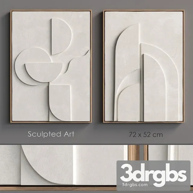 Sculpted Art4 Relef 3D Model Free