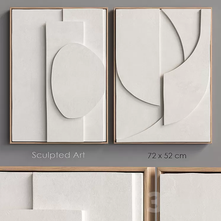 Sculpted Art5 relief 3D Model Free