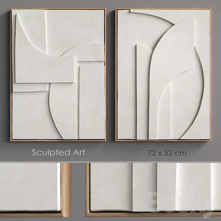 Sculpted Art6 relief 3D Model Free