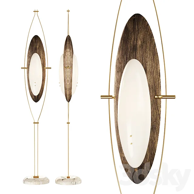 Sculptural Floor Lamp by Goffredo Reggiani Free Download