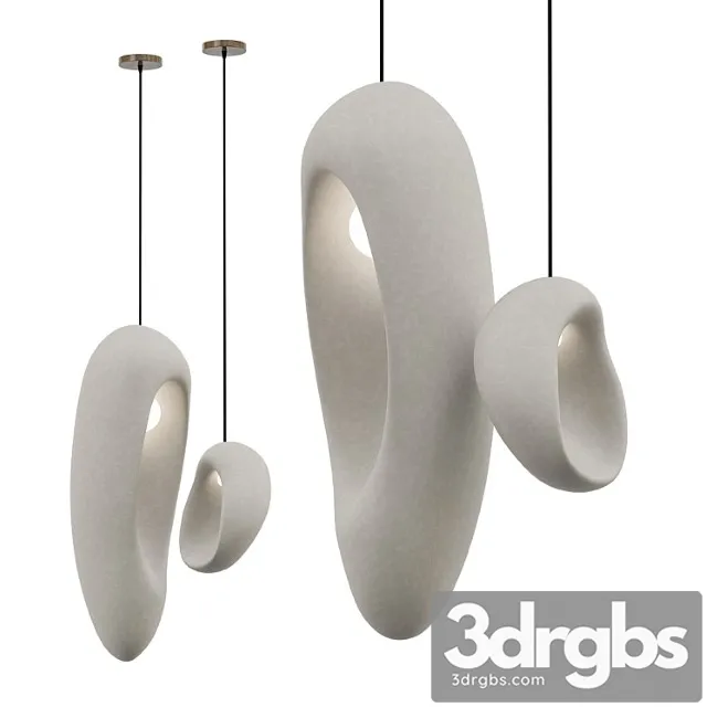 Sculptural illuminated pendants