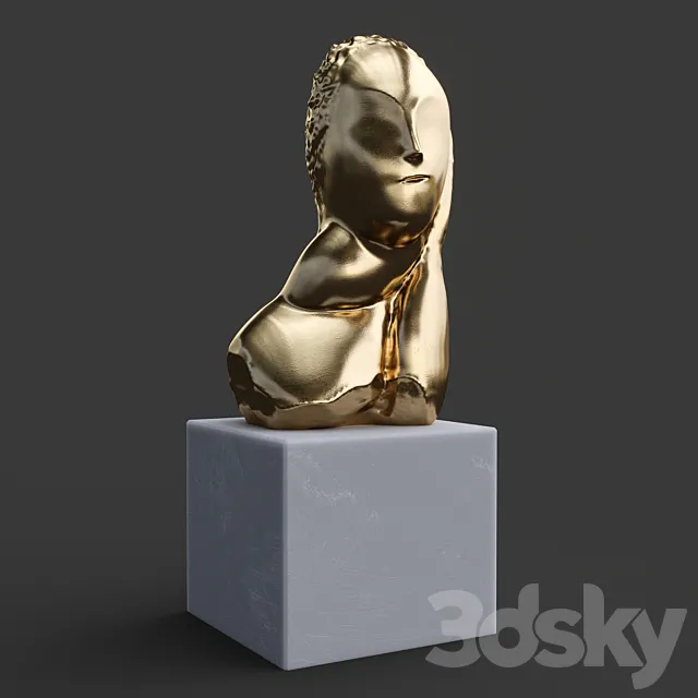 Sculpture Brancusi 3D Model