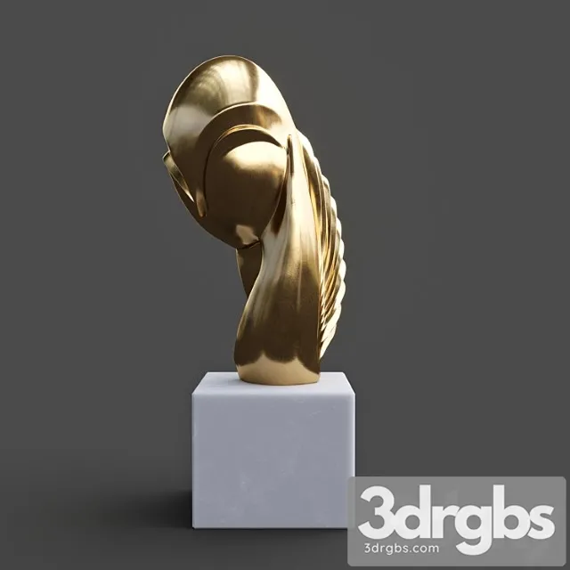 Sculpture Brancusi 3D Model Free