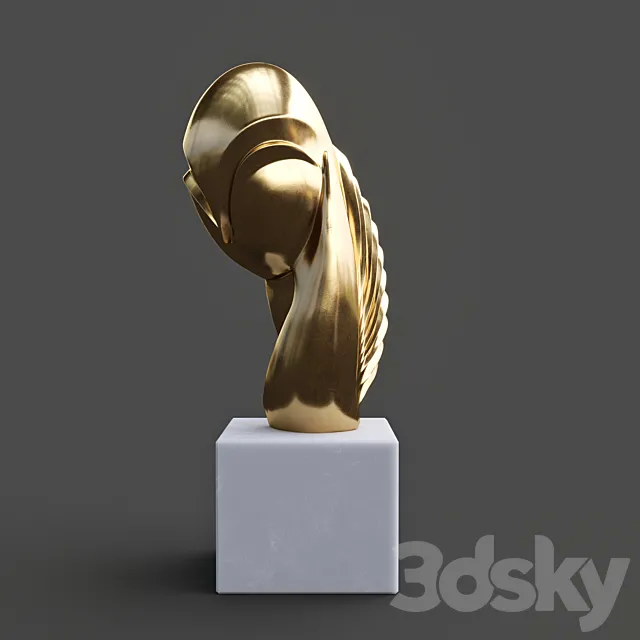 Sculpture Brancusi 3D Model