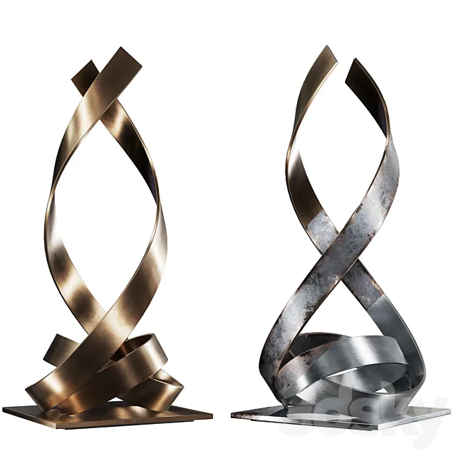 Sculpture Damon Hyldreth Knot 03 3D Model