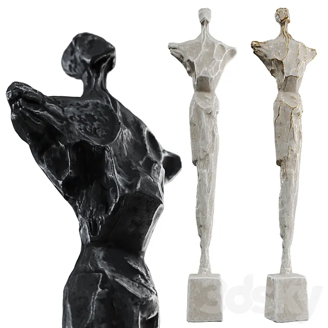 Sculpture Frank Arnold 03 3D Model