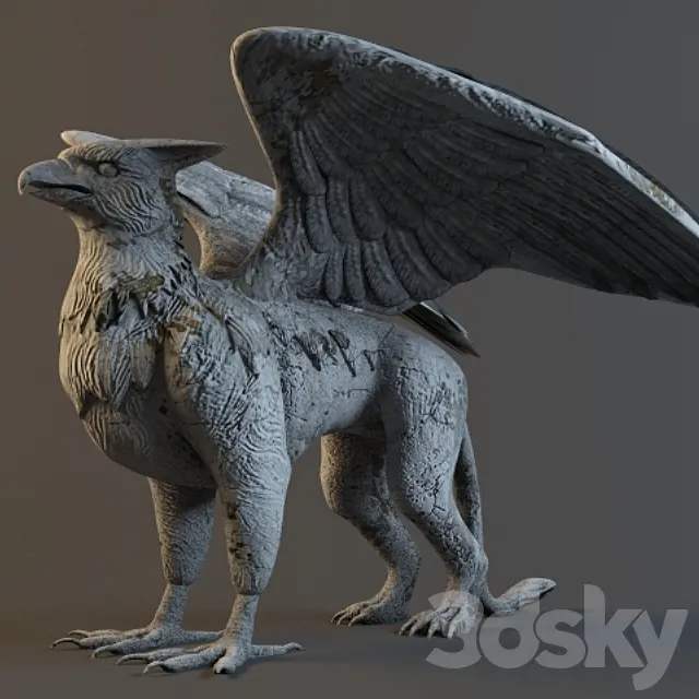 Sculpture Griffin 3DModel