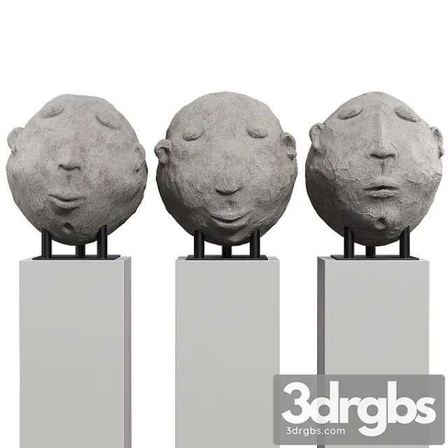 Sculpture Head 3D Model Free