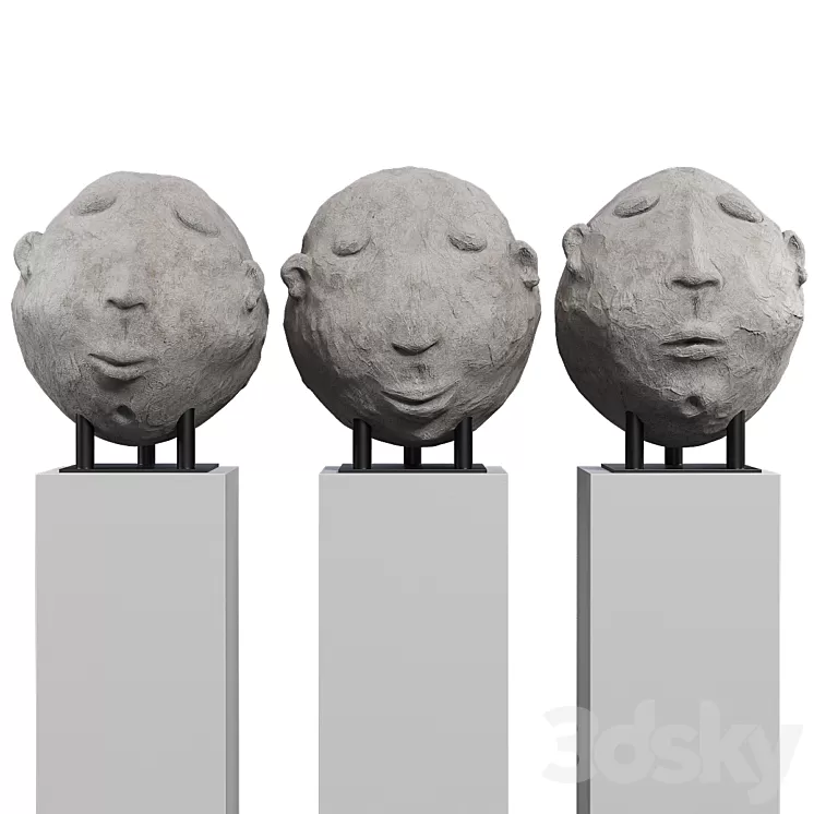 Sculpture - Head 3D Model