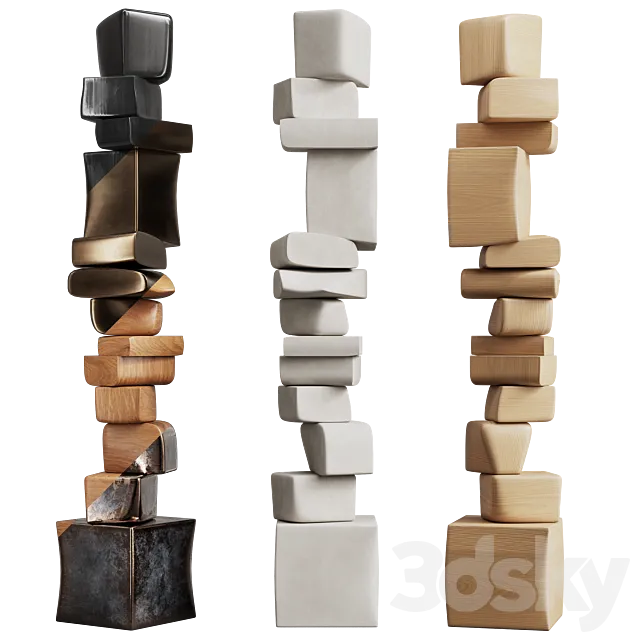 Sculpture Joel Escalona 05 3D Model