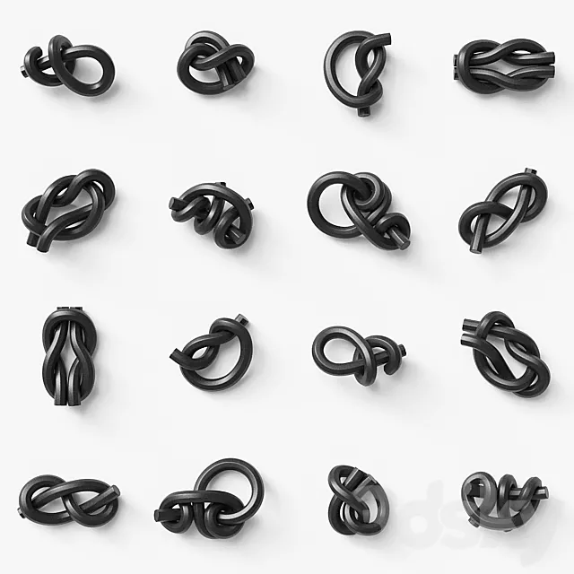 Sculpture Knot by Purely Porcelain 3D Model