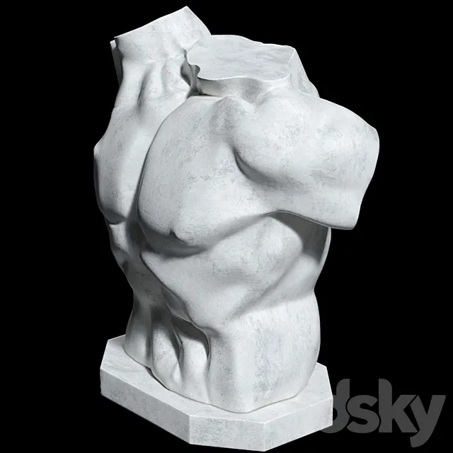 Sculpture Laocoon Torso 3DModel