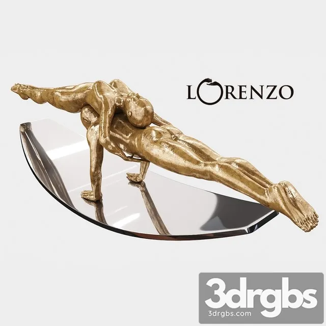 Sculpture Lorenzo Balance Of Love 3D Model Free