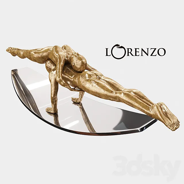 Sculpture Lorenzo Balance Of Love 3DModel