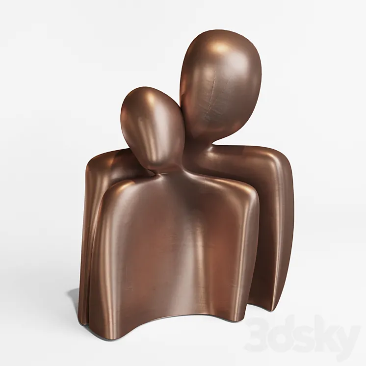 Sculpture of kindred spirits 3D Model Free