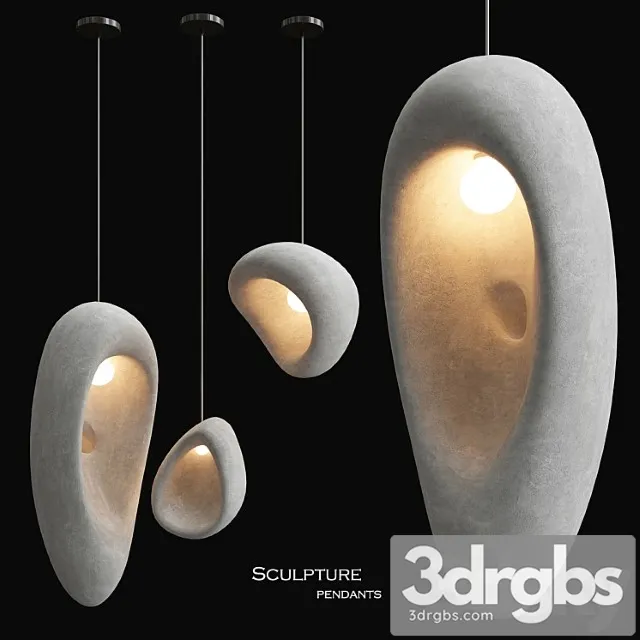 Sculpture pendants by rogan gregory 3D Model Free