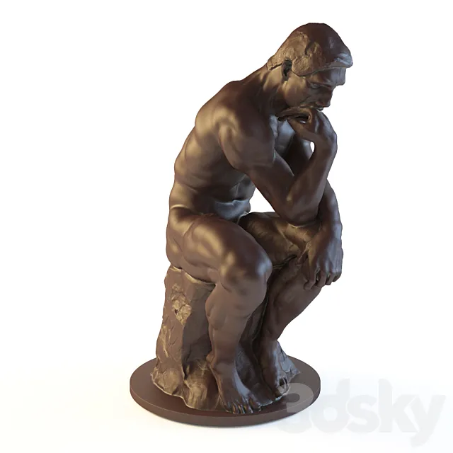 Sculpture Rodin Thinker 3DModel