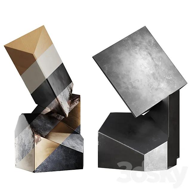 Sculpture Rory Menage 01 3D Model