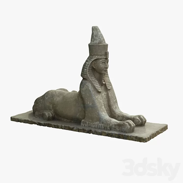 “Sculpture “”Sphinx””” 3D Model