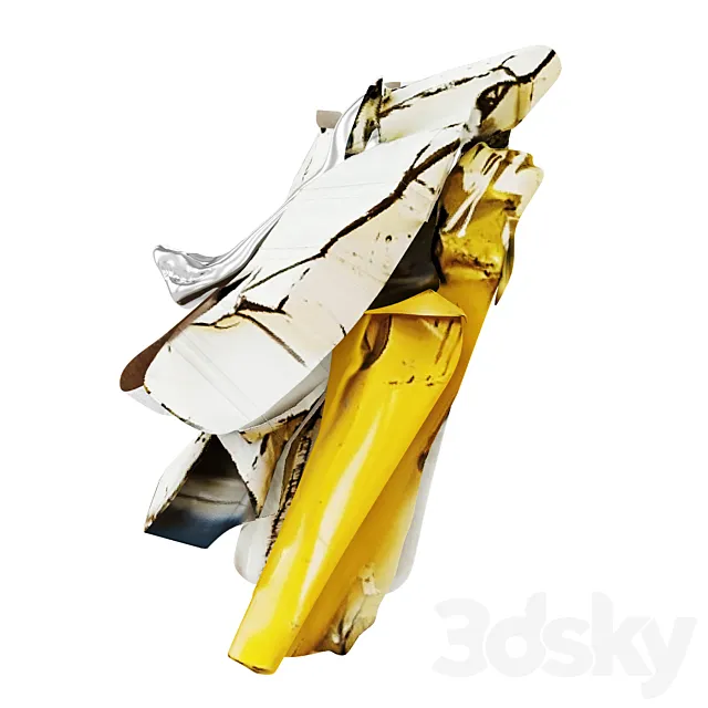 Sculpture The Hot Lady from Bristol 3D Model