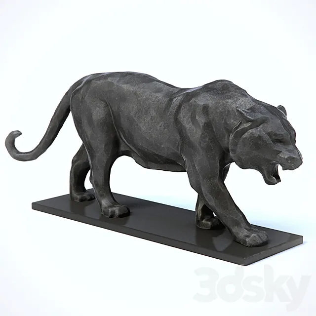 Sculpture Tiger 3DModel