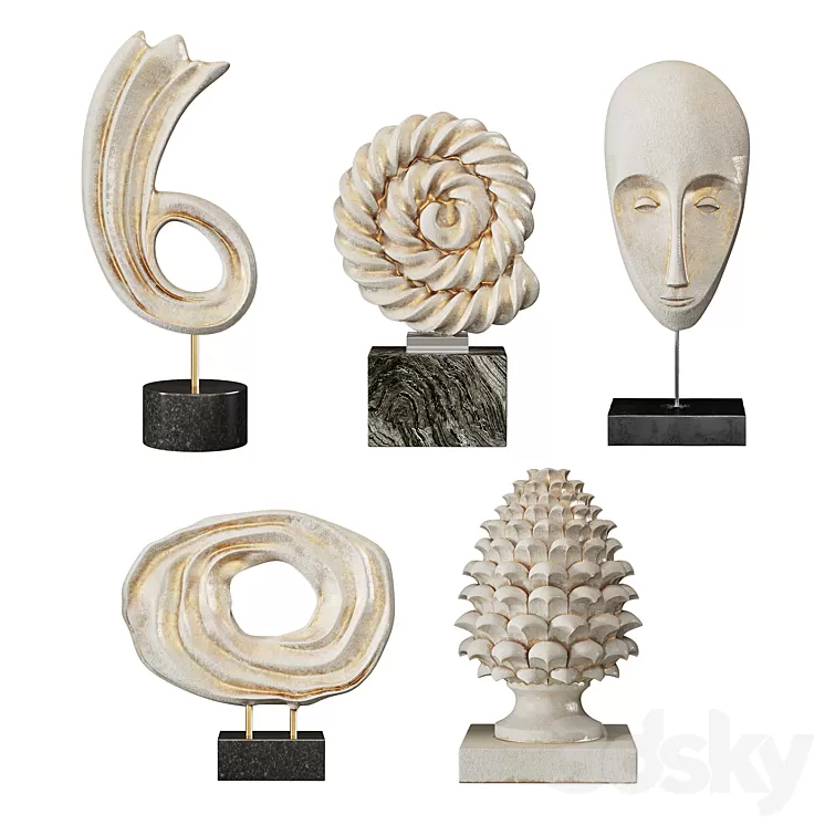 Sculptures 01 3D Model