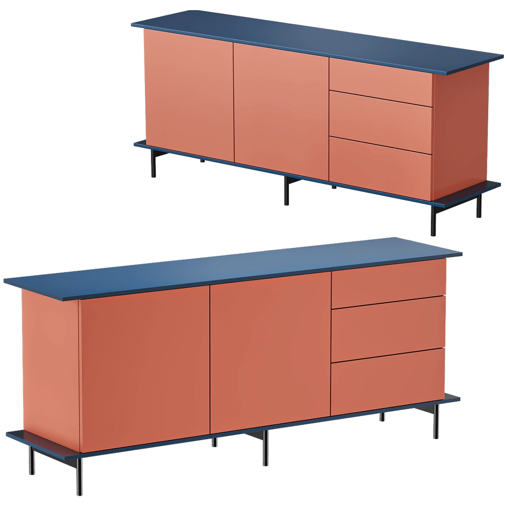 Sculptures Jeux  - Chest of drawers 7For 3D Model