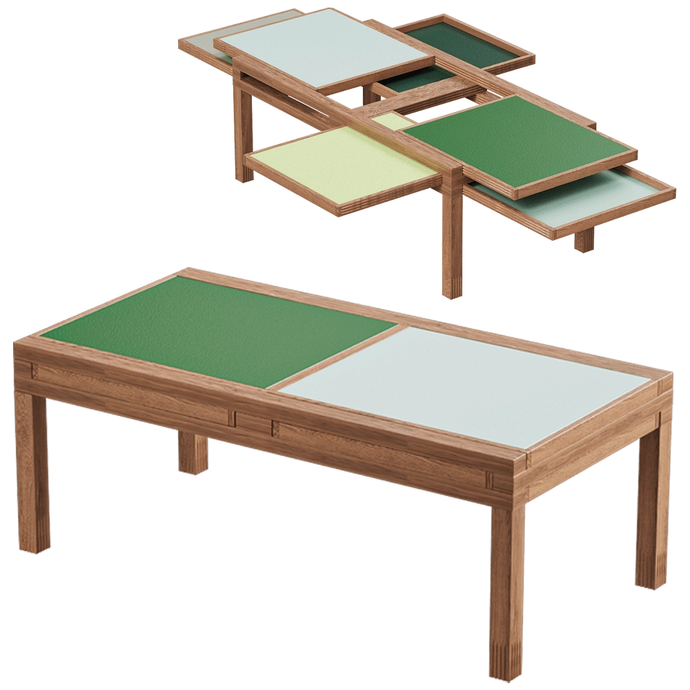 Sculptures Jeux - Table Hexa 3D Model