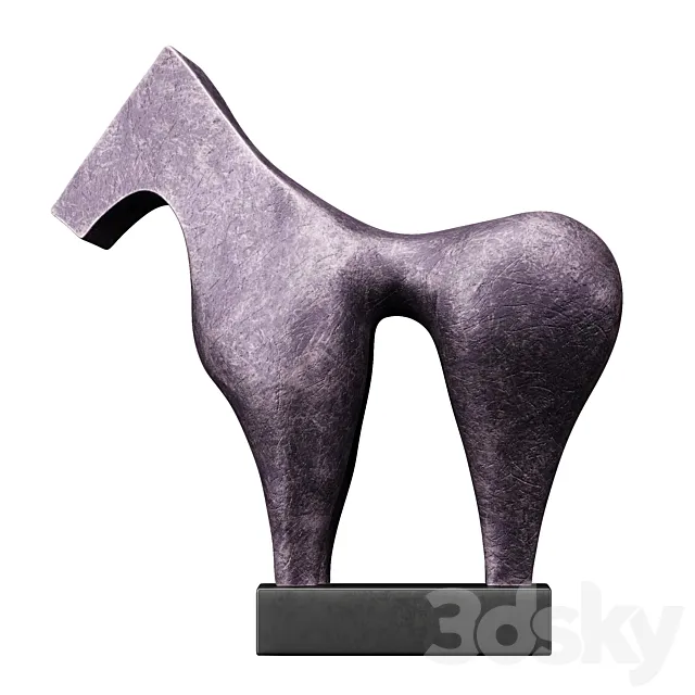 Sculptures of Abstraction Large Horse 2013 3DModel