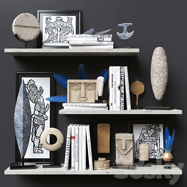 sculptures set 3D Model