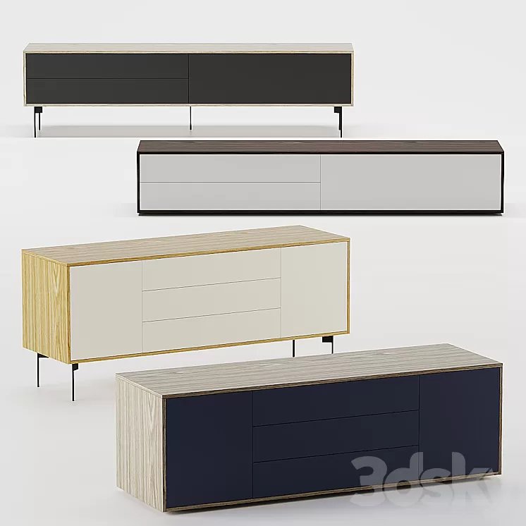 SD TV stands SK Design Borge 3D Model