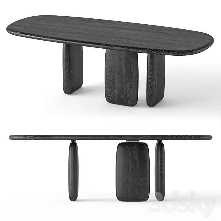Se Atlas dining table 3D Model Free