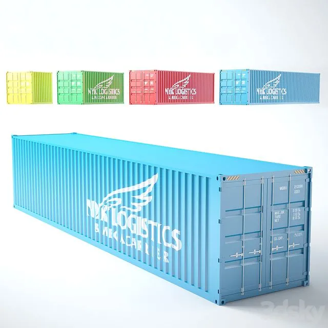 Sea container 3D Model