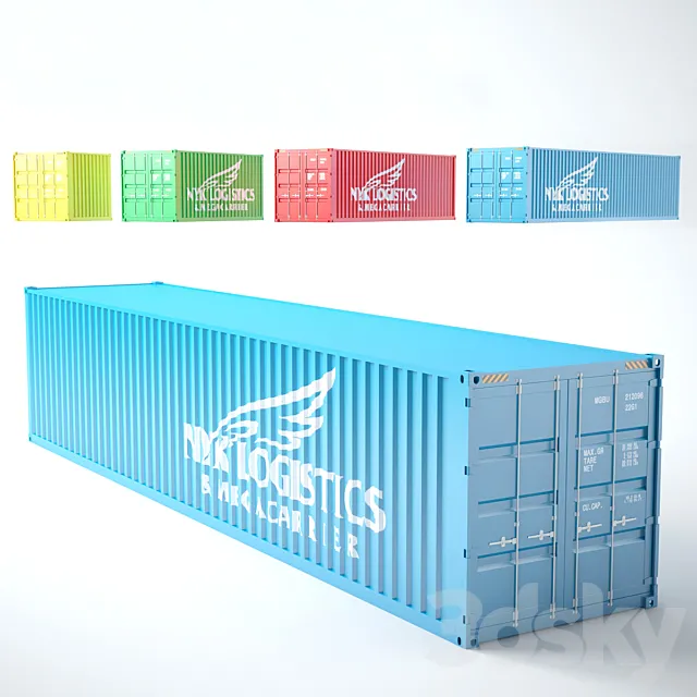 Sea container 3D Model