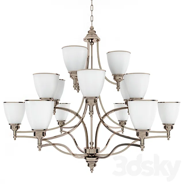 Sea Gull Fifteen Light Chandelier 3DModel
