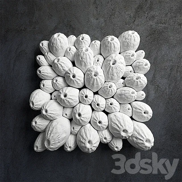 «Sea Urchin Wall Sculpture» 3D Model