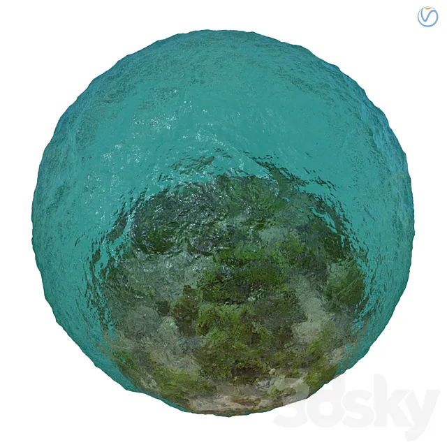 Sea water material Free Download