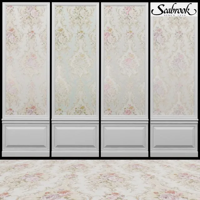 Seabrook Damask Folio-2 3D Model