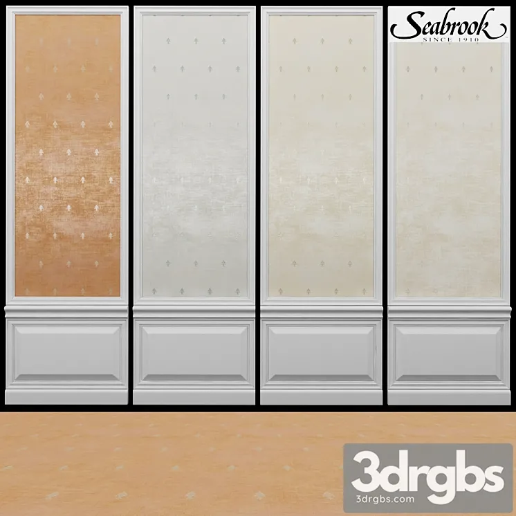 Seabrook damask folio-4 3D Model Free