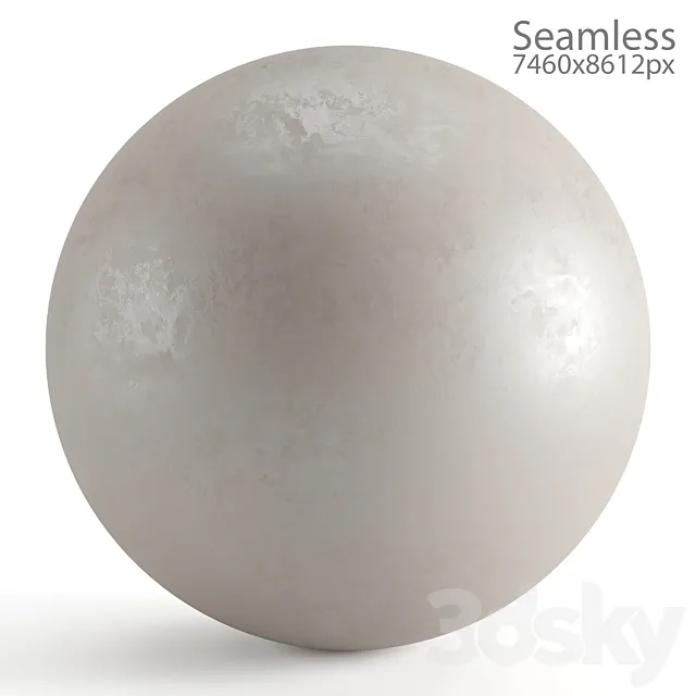 Seamless decorative plaster material 3D Model