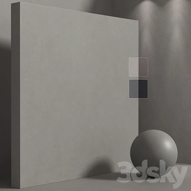 Seamless material – concrete stone granite set 185 3D Model