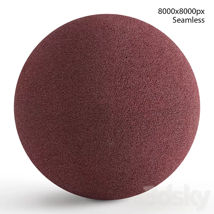 Seamless soft floor material for a playground or sports ground v2 3D Model