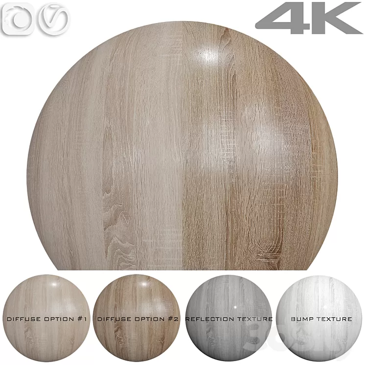 Seamless texture – Oak 3D Model