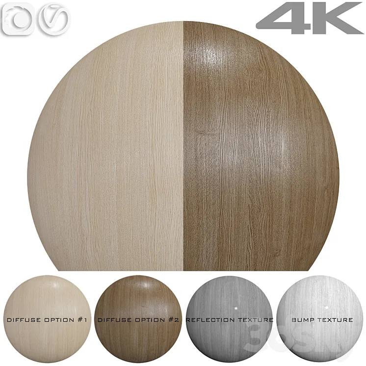Seamless texture - Oak 3D Model Free